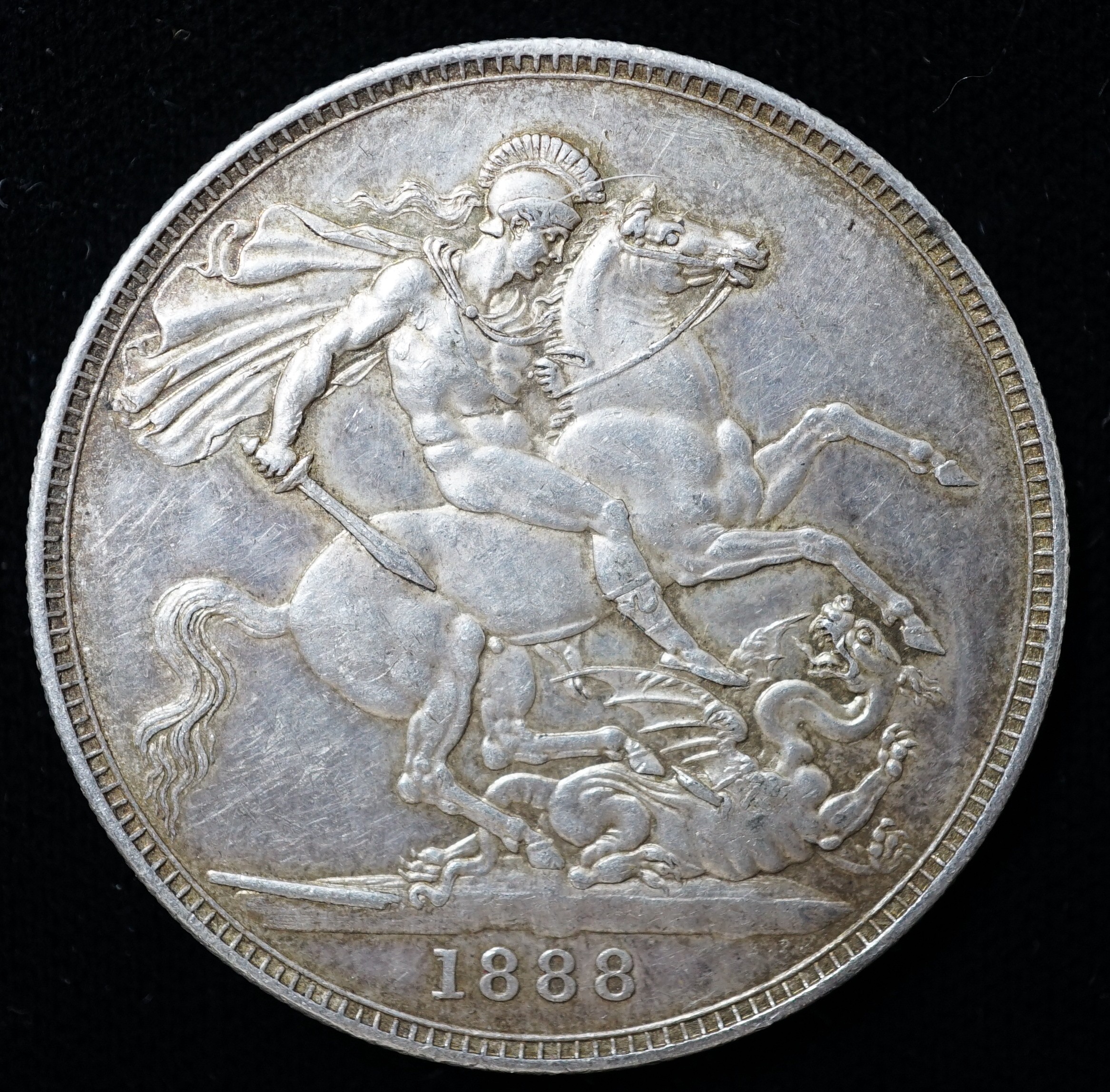 A Victoria crown 1888, AEF